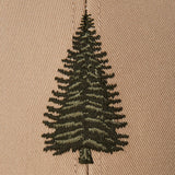 Life Is Good Adult Evergreen Tree Trucker - Tan