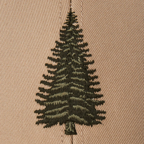 Life Is Good Adult Evergreen Tree Trucker - Tan