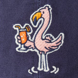 Life Is Good Adult Flamingo with Drink Chill Cap - Darkest Blue