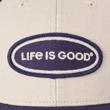 Life Is Good Adult LIG Oval Trucker - Birch White