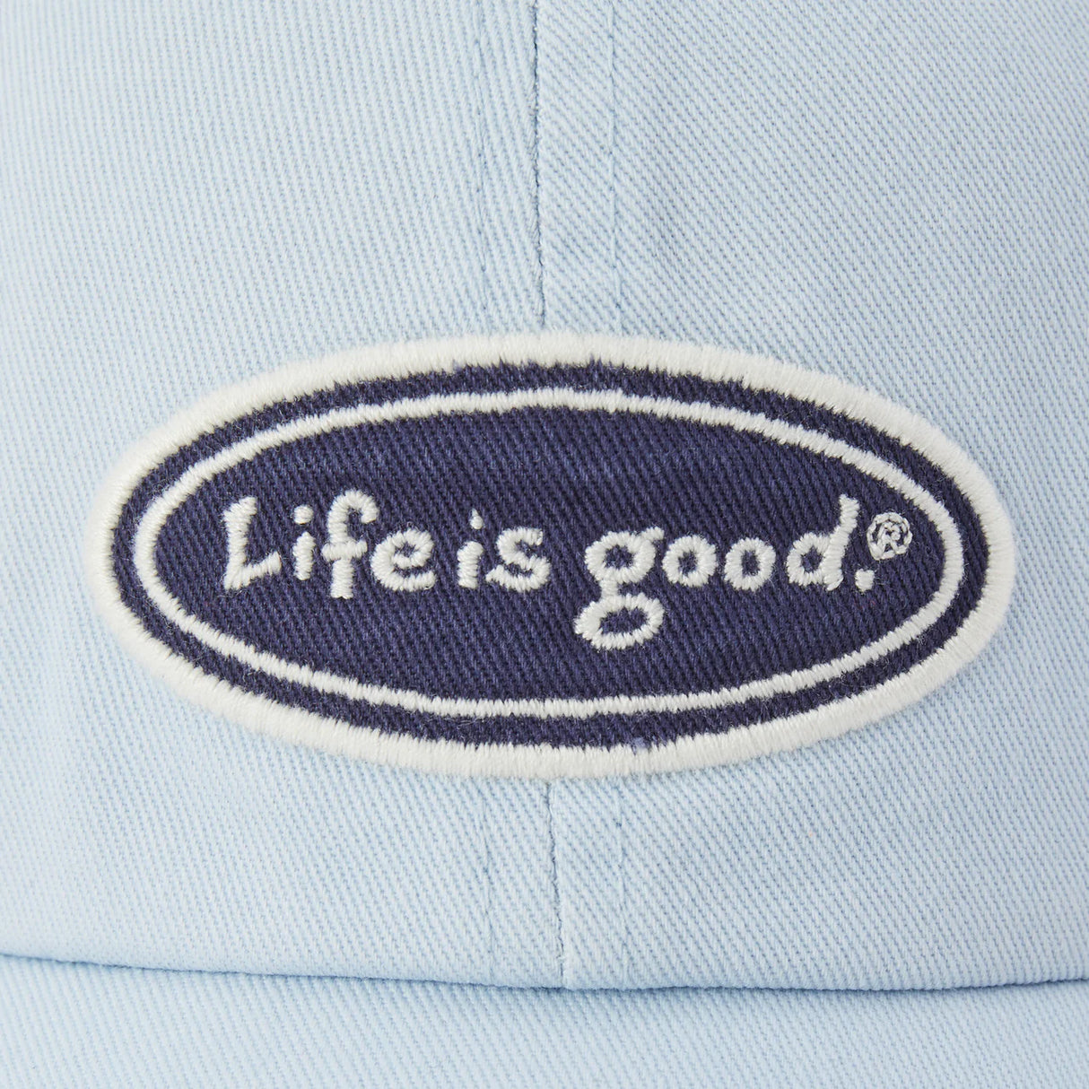 Life Is Good Adult LIG Vintage Oval Chill Cap - Glacier Blue