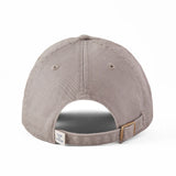 Life Is Good Adult LIG Vintage Wordmark Stacked Chill Cap - Slate Gray