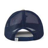 Life Is Good Adult Sitting Dog Trucker - Birch White