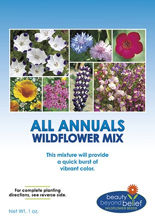 Beauty Beyond Belief All Annuals Wildflower Mix