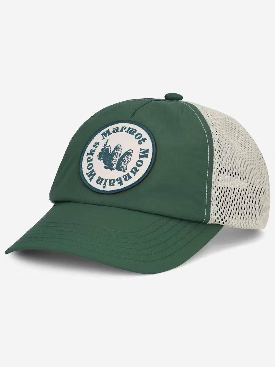 Marmot Alpine Soft Mesh Trucker - Juniper Green / Brich Bark Juniper Green / Brich Bark