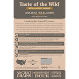 Taste of the Wild Ancient Wetlands Canine Recipe with Roasted Fowl - 14 LB