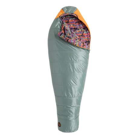 Big Agnes Anthracite 20 Sleeping Bag, Alpenglow/long/left Zip Zirkel alpenglow