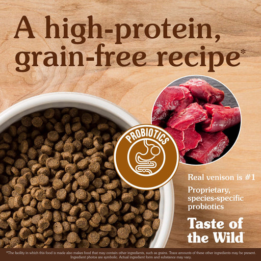 Taste of the Wild Appalachian Valley Small Breed Canine Recipe with Venison & Garbanzo Beans - 14 LB