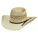 Ariat Kids Cattleman Bangora Straw Hat Tan / Ivory
