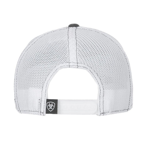 Ariat Mens Offset Embroidered Shield Logo FlexFit Snapback Hat - Black