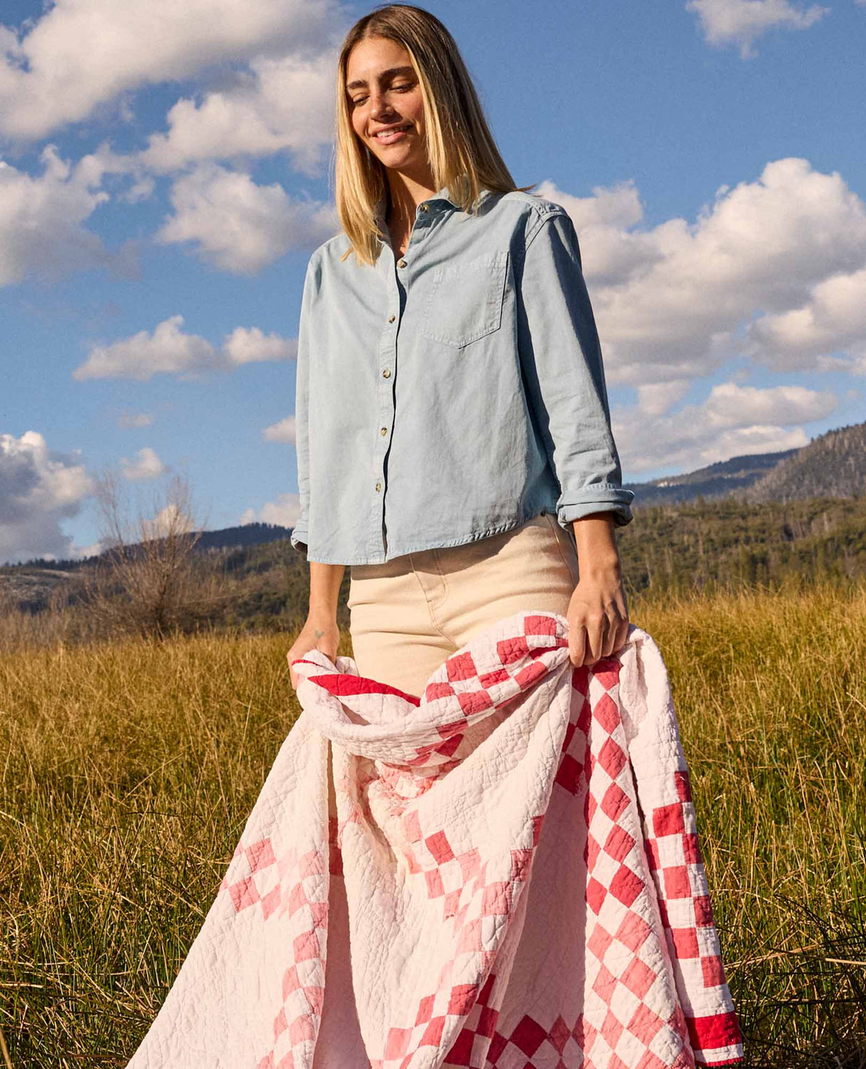 Toad & Co Arroyo Twill Boxy Long Sleeve Shirt - Skyway