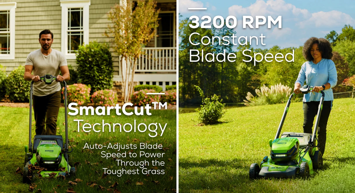 Greenworks 80V 21-inch Cordless Battery Self-Propelled Lawn Mower with 5.0Ah Battery & Rapid Charger