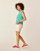 Carve Designs Astrid Hemp Tee - Light Jade