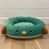 Squishmallows Avery the Duck Plush Bolster Pet Bed - Medium / Large