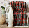 Carstens Inc Rust And Sage Plaid Throw Rust sage