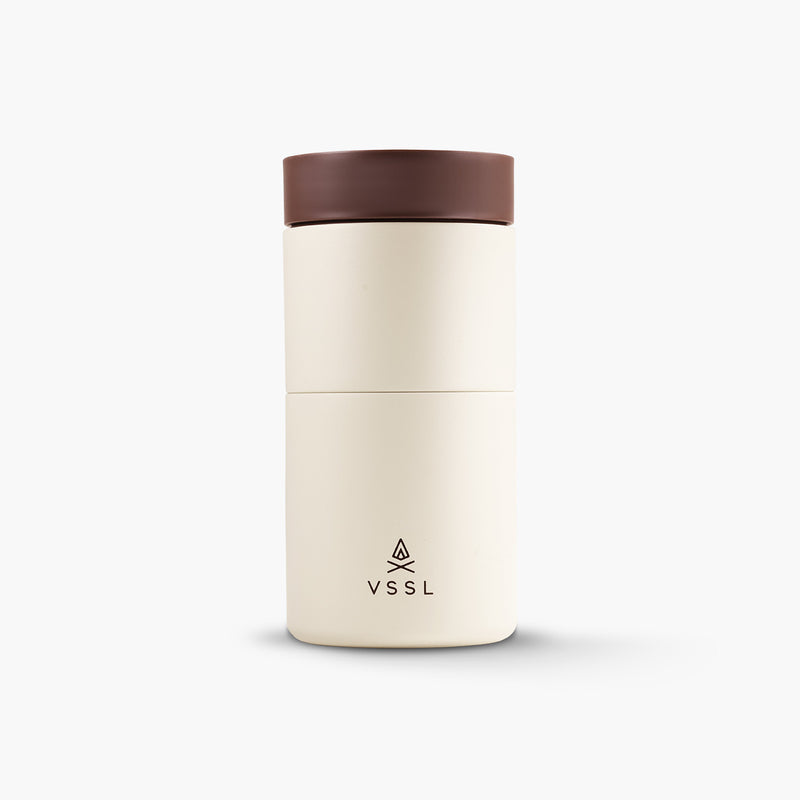 Vssl Nest Pour-over Set Cream/coffee Cream/coffee