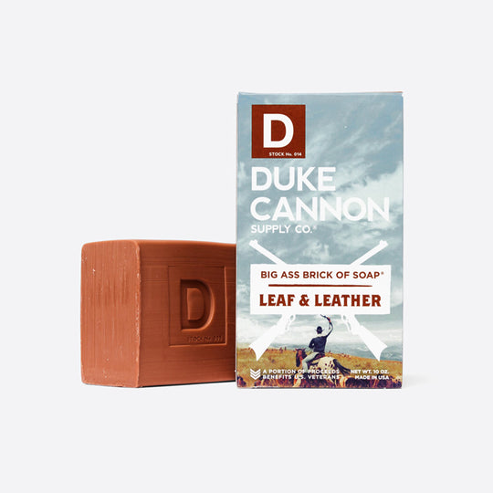 Duke Cannon Supply Co. Big Ass Brick of Soap - Leaf and Leather