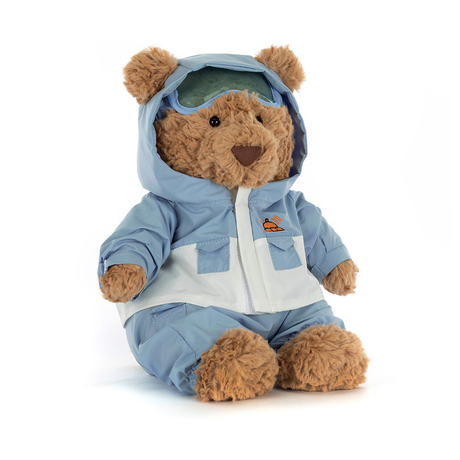 Jellycat Bartholomew Bear `snow Suit` Bear snow suit