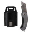 Black Diamond Lockback Utility Knife with 50 Blades
