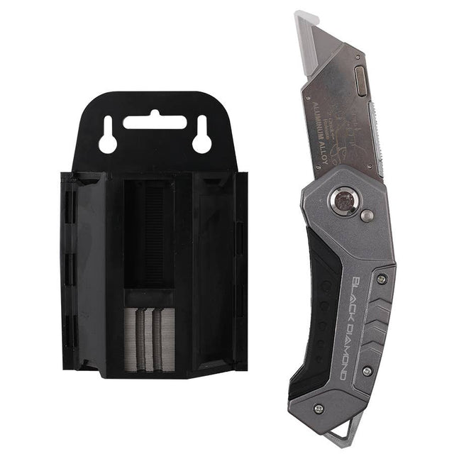 Black Diamond Lockback Utility Knife with 50 Blades