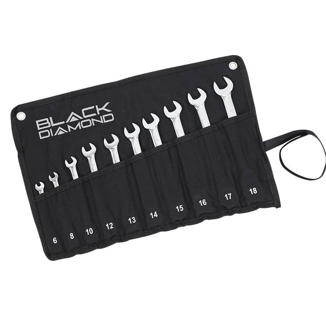 Black Diamond 10 Piece Metric Ratcheting Wrench Set 10PC
