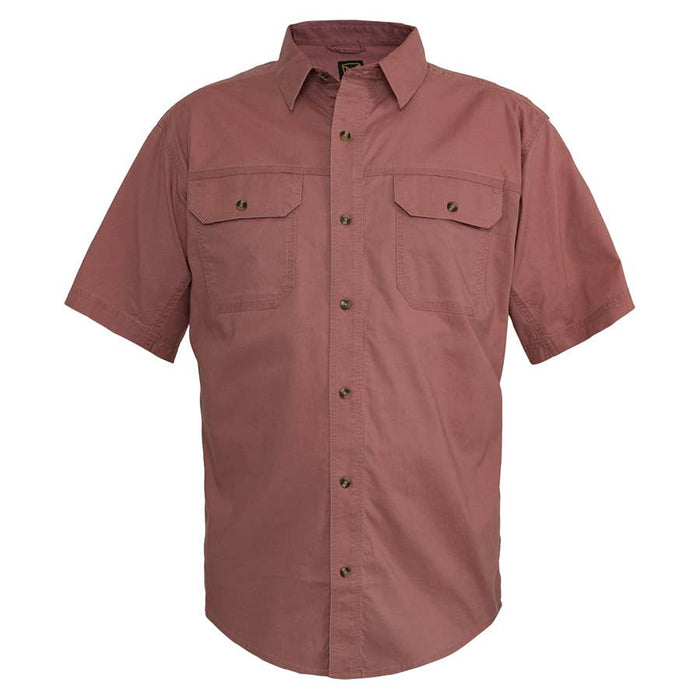 Noble Outfitters Men's Short Sleeve Weathered Work Shirt Clay / REG