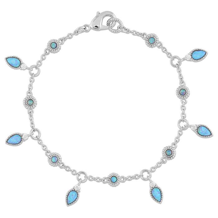 Montana Silversmiths Charmer Opal Bracelet