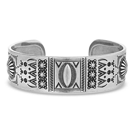 Montana Silversmiths Southwestern Symbols Cuff Bracelet