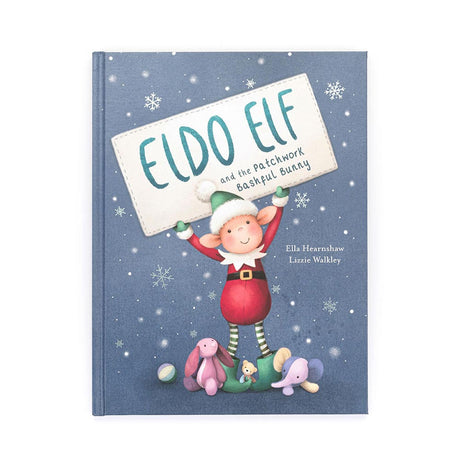 Jellycat Eldo Elf And The Patchwork Bashful Bunny Book Elf bunny