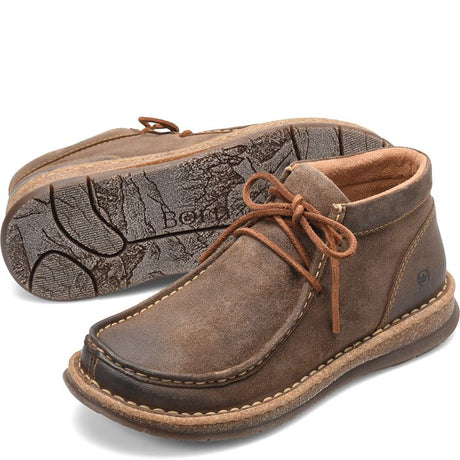 Born Men's Brock Shoe - Taupe Avola Distressed (Tan) Taupe Avola Distressed (Tan)