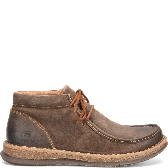 Born Men's Brock Shoe - Taupe Avola Distressed (Tan) Taupe Avola Distressed (Tan)