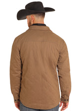 Rock & Roll Denim Reversible Aztec Herringbone Jacket - Brown