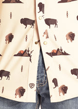 Rock & Roll Denim Slim Fit Buffalo Corduroy Long Sleeve Shirt