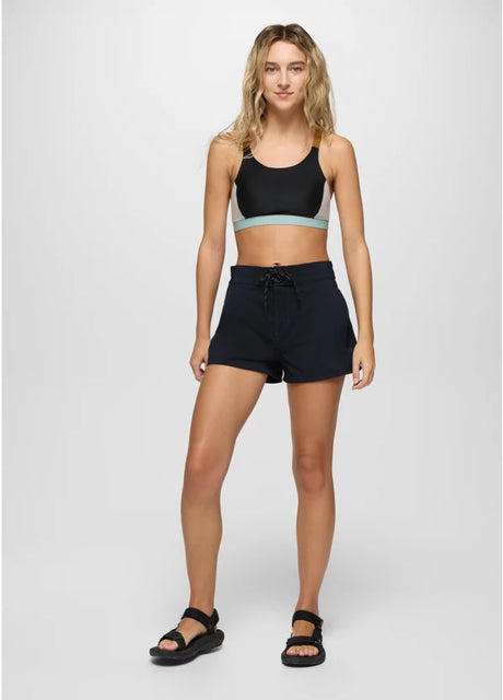 Prana Baja Bound Sport Top - Black Color Block