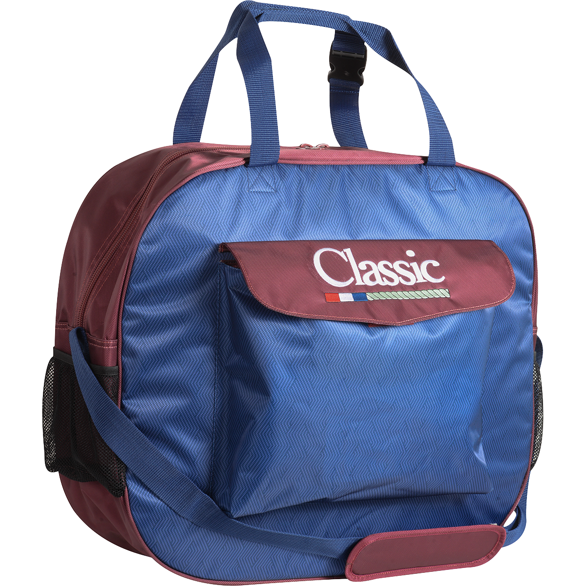 Classic Rope Basic Rope Bag - Navy Chevron / Merlot