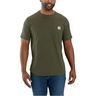 Carhartt Men's Force Relaxed Fit Short-Sleeve Pocket T-Shirt Basil Heather /  / REG