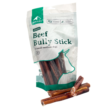 Bark 'N Big Beef Bully Stick Standard 6in - 12ct STANDARD / 6IN