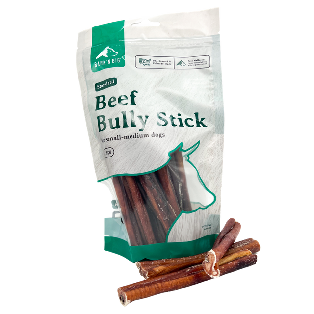 Bark 'N Big Beef Bully Stick Standard 6in - 12ct STANDARD / 6IN