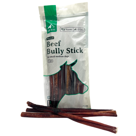 Bark 'N Big Beef Bully Stick Standard 12in - 8ct STANDARD / 12IN