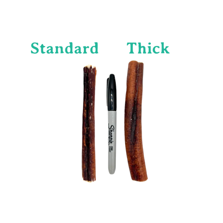 Bark 'N Big Beef Bully Stick Thick 12in - 5ct