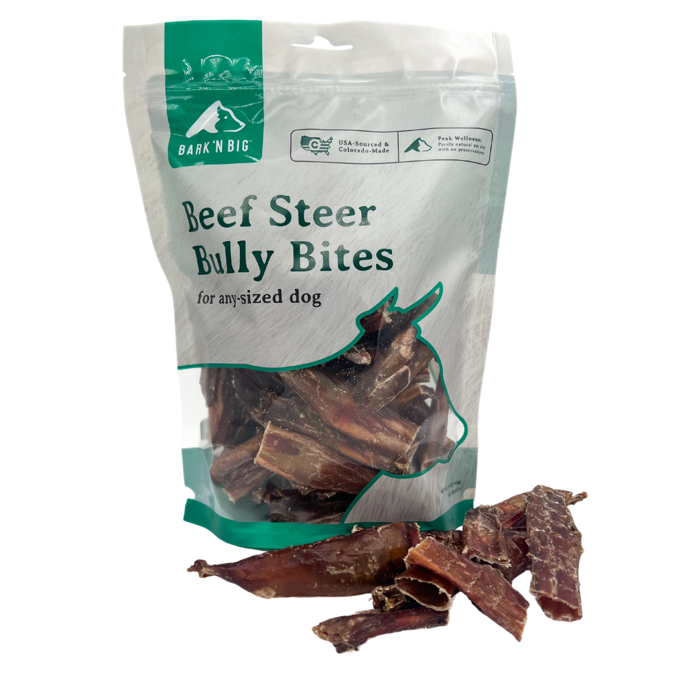 Bark 'N Big Beef Steer Bully Bites - 1lb