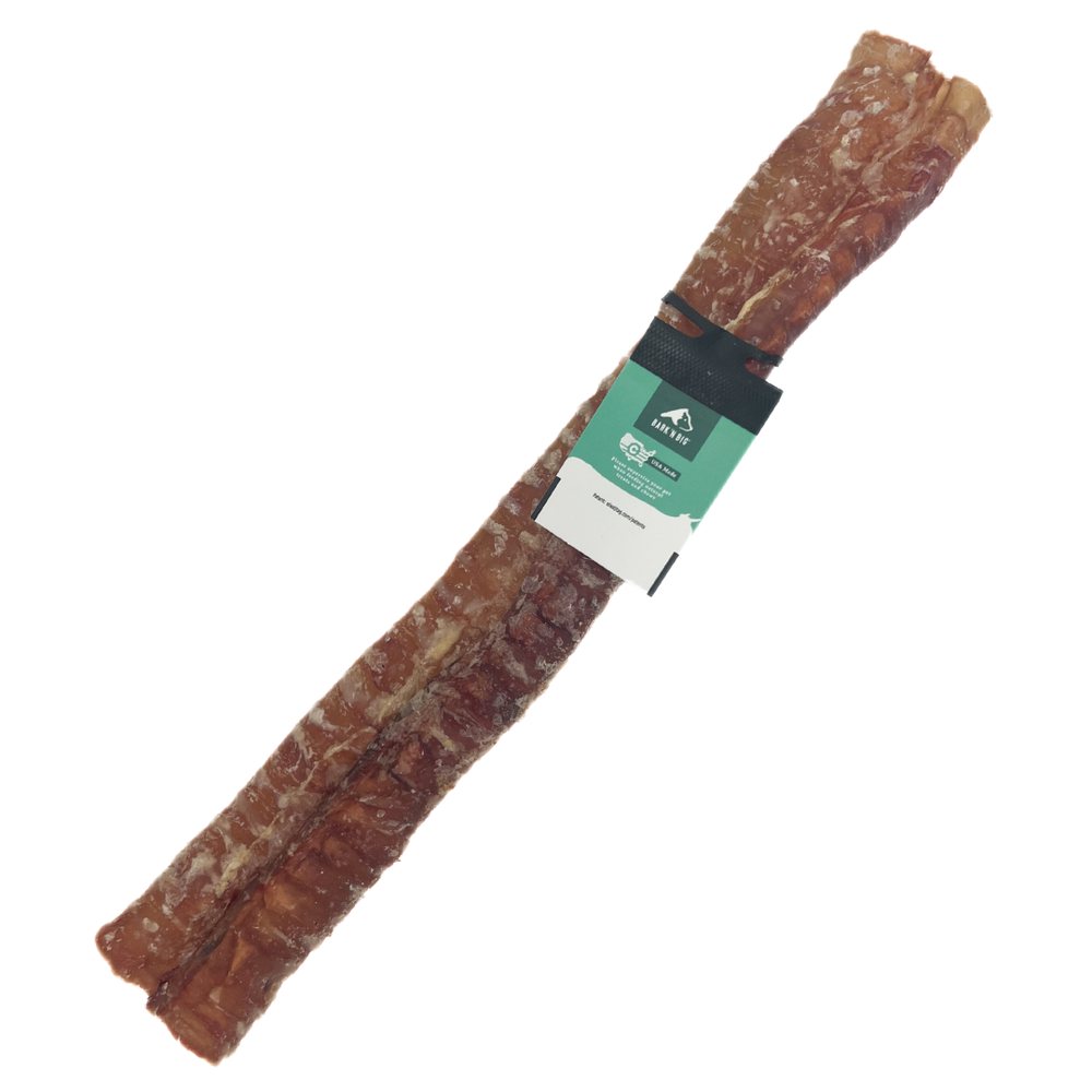 Bark 'N Big Beef Trachea 12in - Single 10IN-12IN