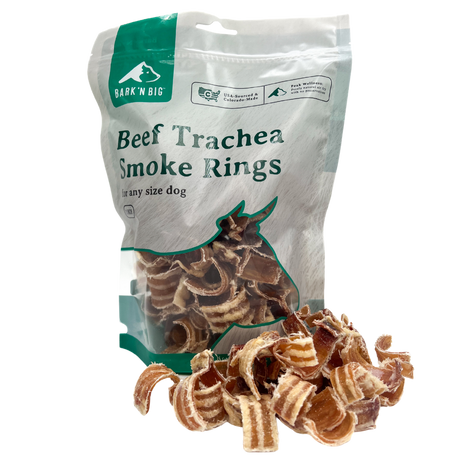 Bark 'N Big Beef Trachea Smoke Rings - 10oz