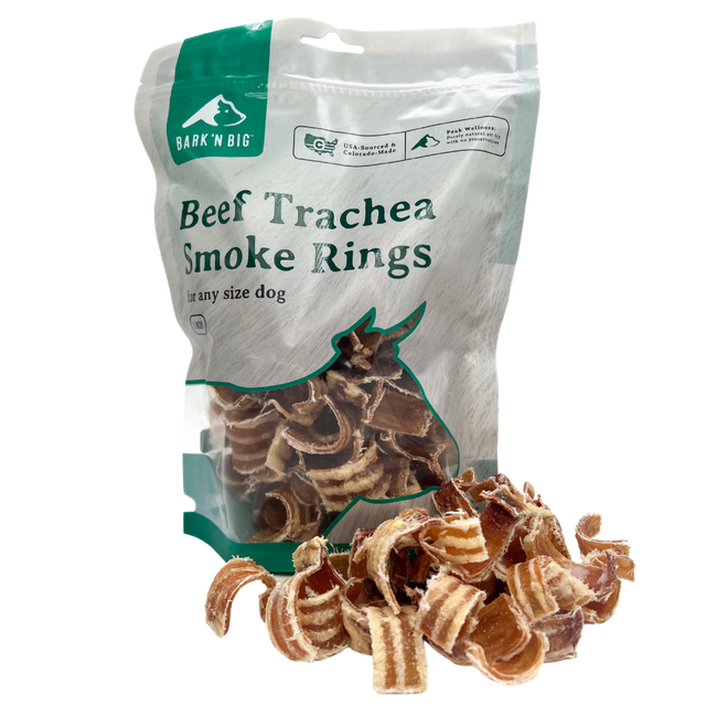 Bark 'N Big Beef Trachea Smoke Rings - 10oz