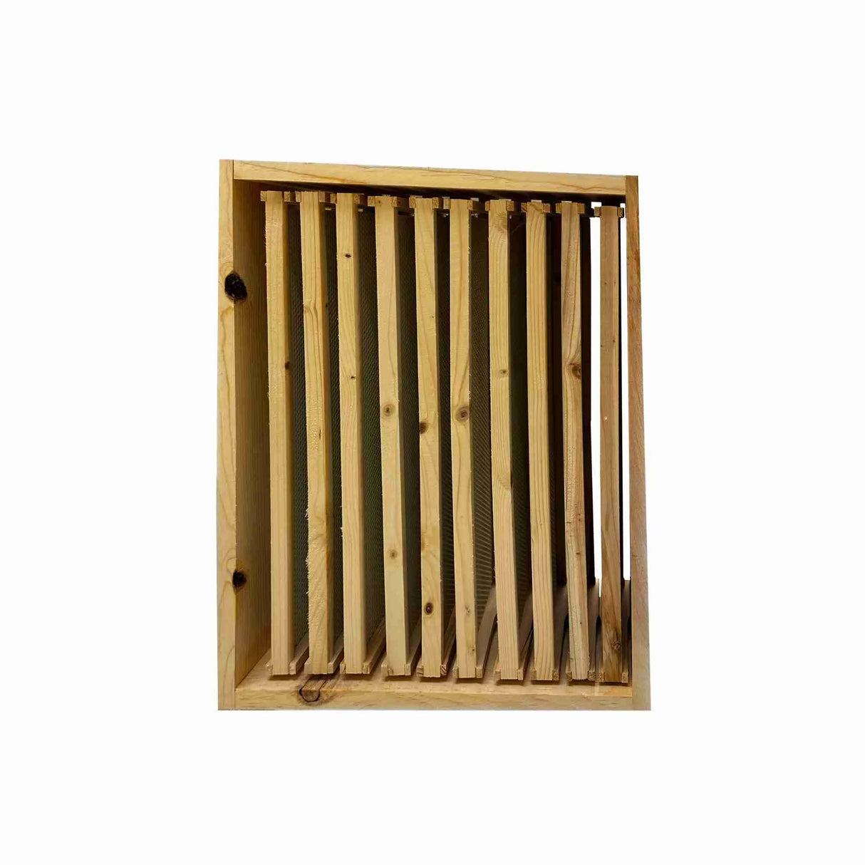 Harvest Lane Honey Beekeeping Medium Box Combo Honey Super (Painted & Assembled) - 10 Frames