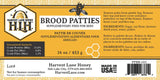 Harvest Lane Honey Beekeeping Brood Feeding Pollen Pattie (15% Pollen) - 1lb