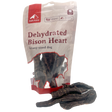 Bark 'N Big Dehydrated Bison Heart - 3.5oz