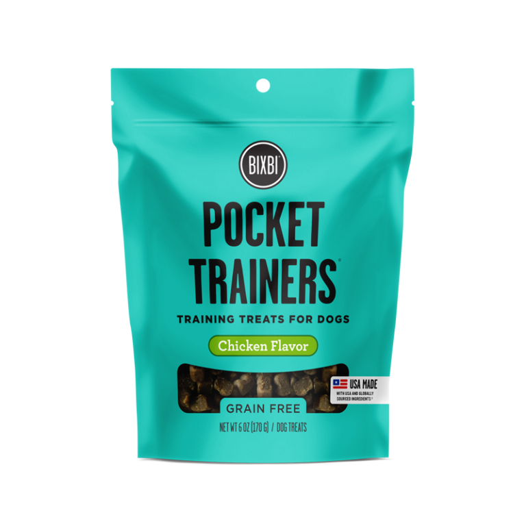 BIXBI Pet Pocket Trainers for Dogs - Chicken Recipe - 6oz Chicken