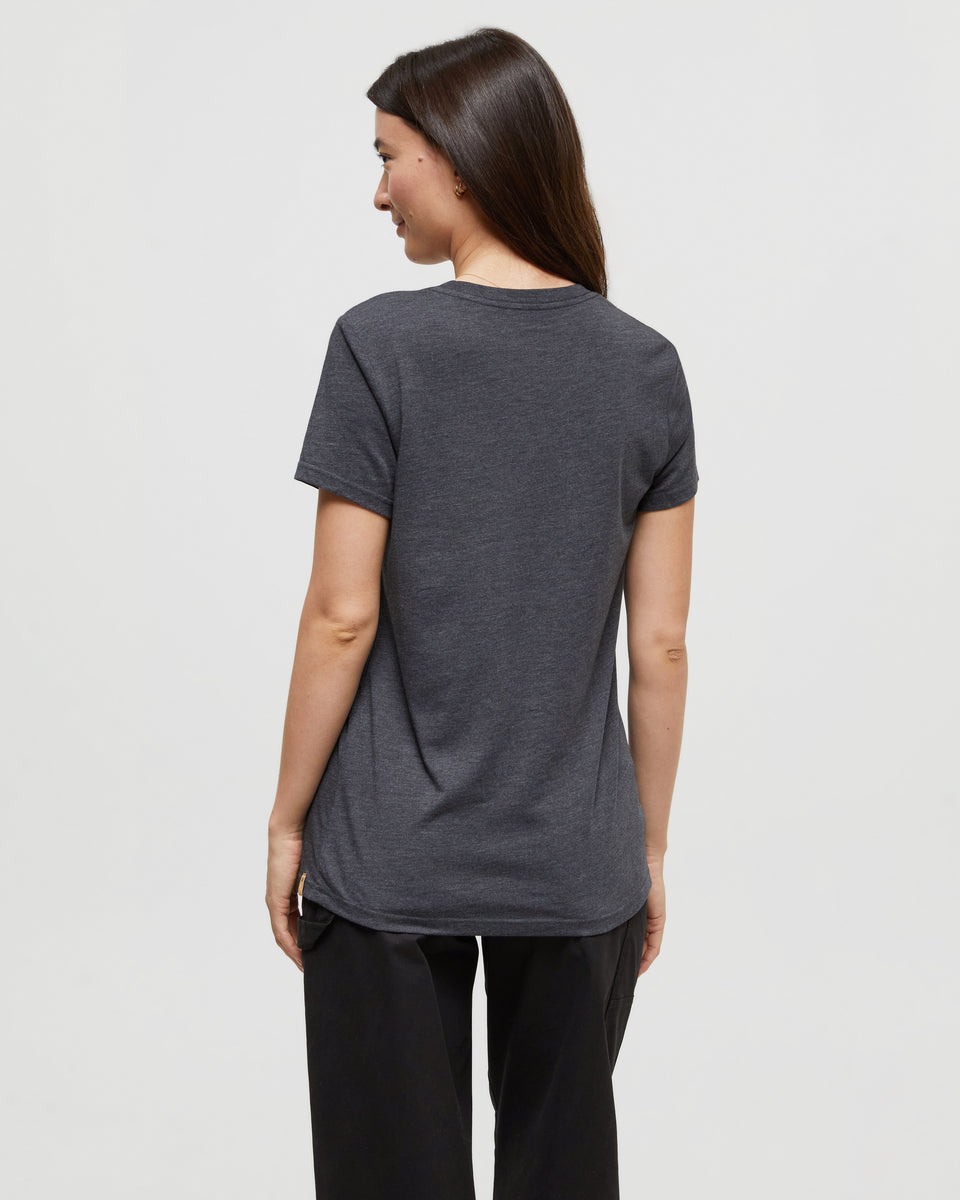 Tentree Women's TreeBlend Classic T-Shirt - Meteorite Black Heather Meteorite Black Heather