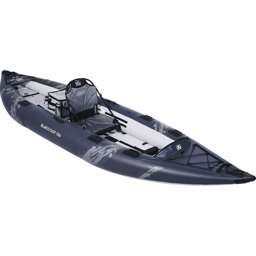 Aquaglide Blackfoot Angler 130 Inflatable Kayak Dk/grey